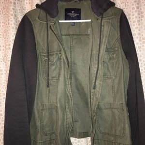 Army green jacket